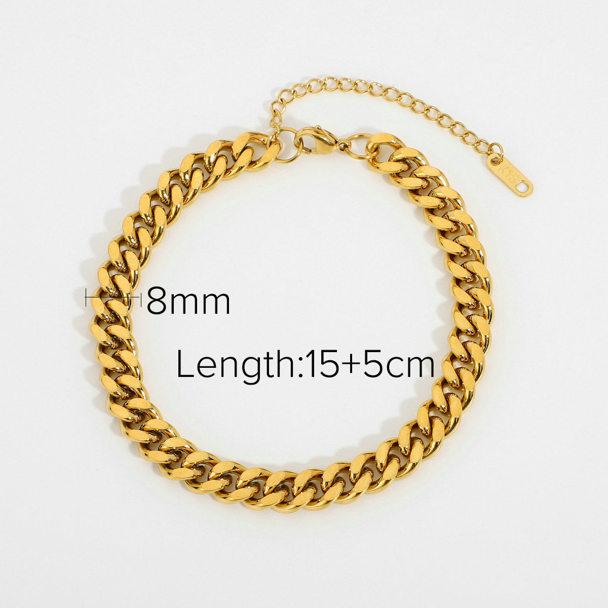 Gold Multi-Chain Bracelet Set - Cuban/Snake/Bar Link Designs | 18k Gold Tone INS-Style Stackable Daily/Brunch Wrist Jewelry for Women