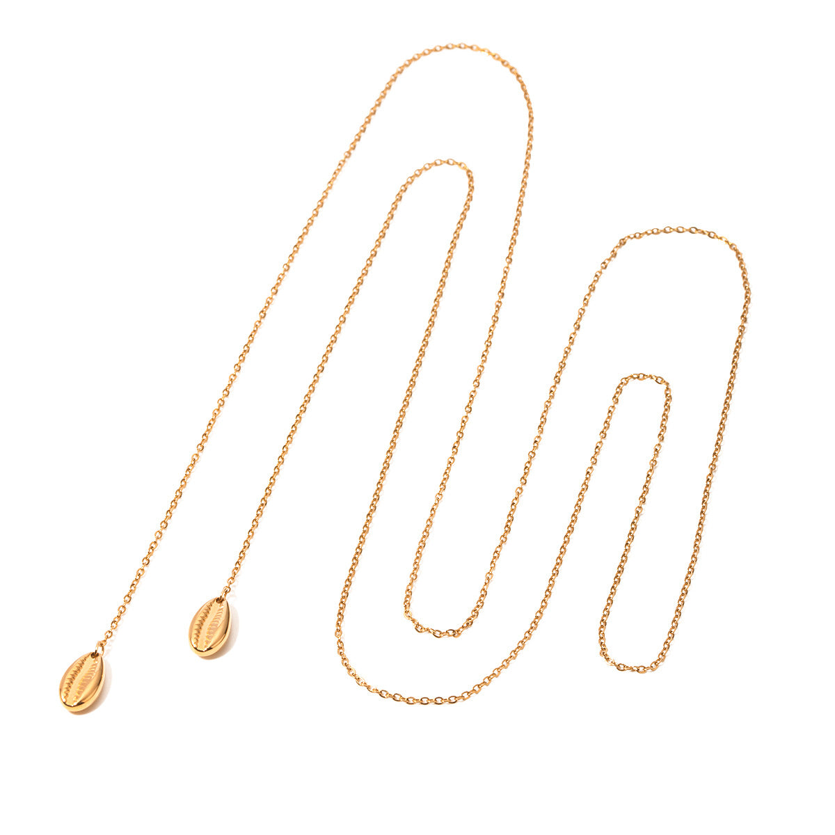 Gold Modern Minimalist Jewelry Set - Chunky Spherical Drop Earrings & Multi-Layer Teardrop Necklace | Sleek Statement Accessories for Women (Daily/Office/Formal Wear)