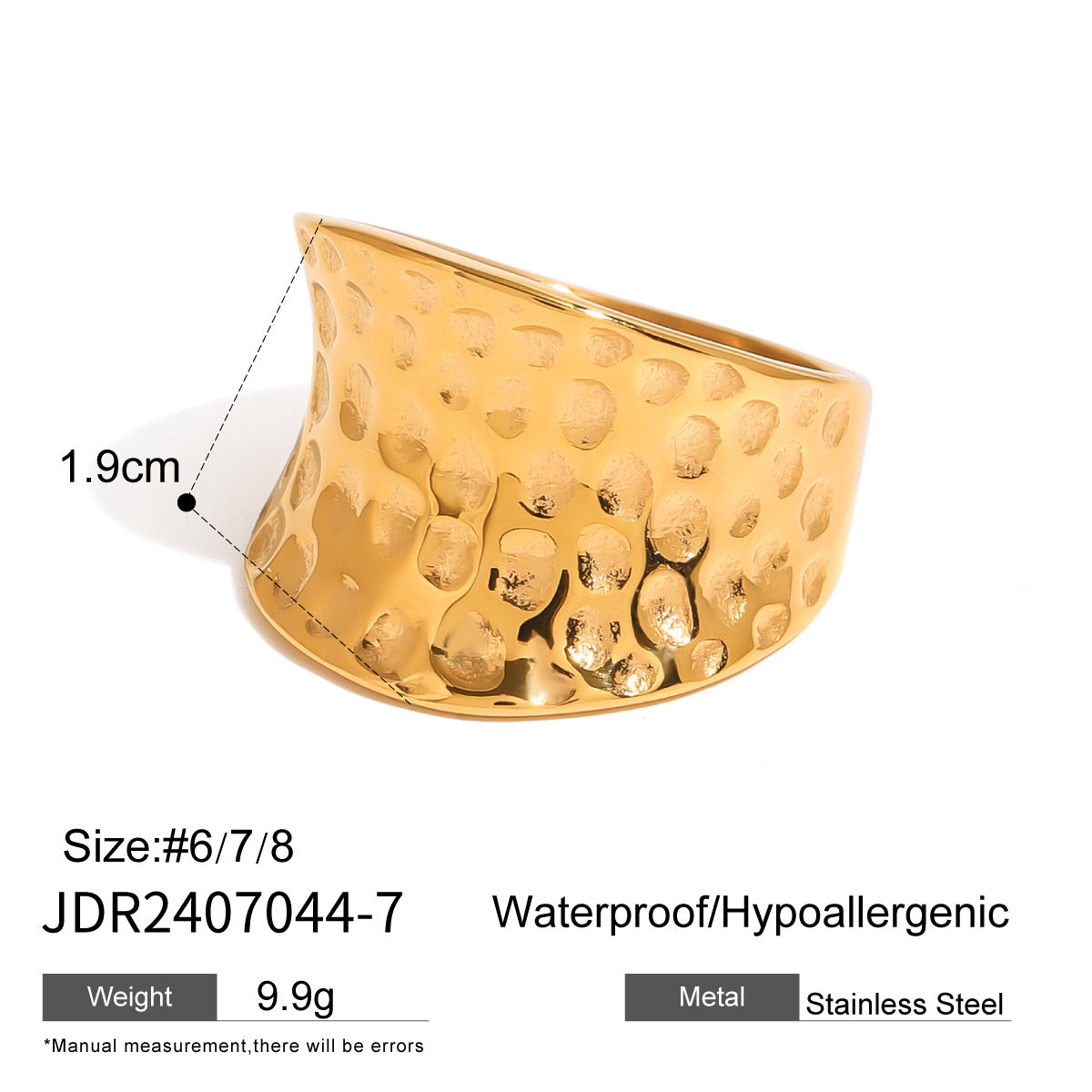 Artistic Gold Ring Set - Multi-Style Sculptural & Pearl Stackable Rings for Women