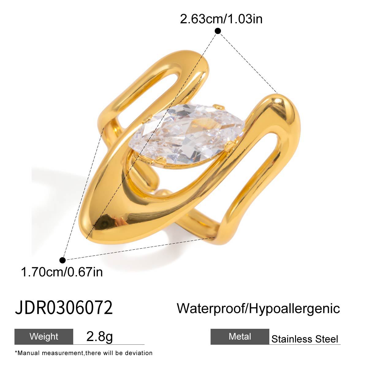 18k Gold Tone Crystal Ring Set - Bow/Heart/Letter/Arrow Designs | INS-Style Stackable Daily/Brunch Finger Jewelry for Women