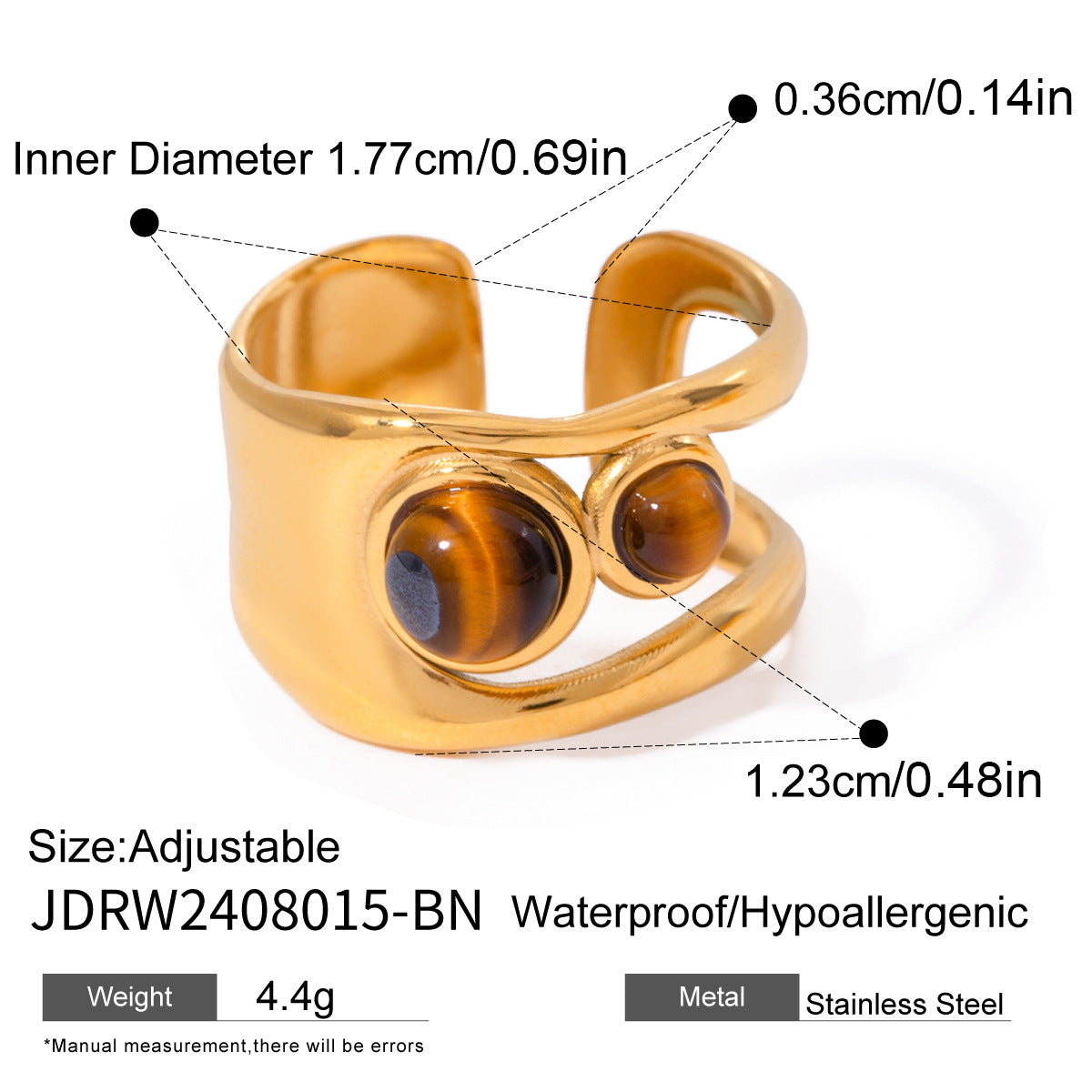 Gold 18k Tone Ring Set - Pearl/Irregular/Sculpted Designs | INS-Style Stackable Daily/Brunch Finger Jewelry for Women