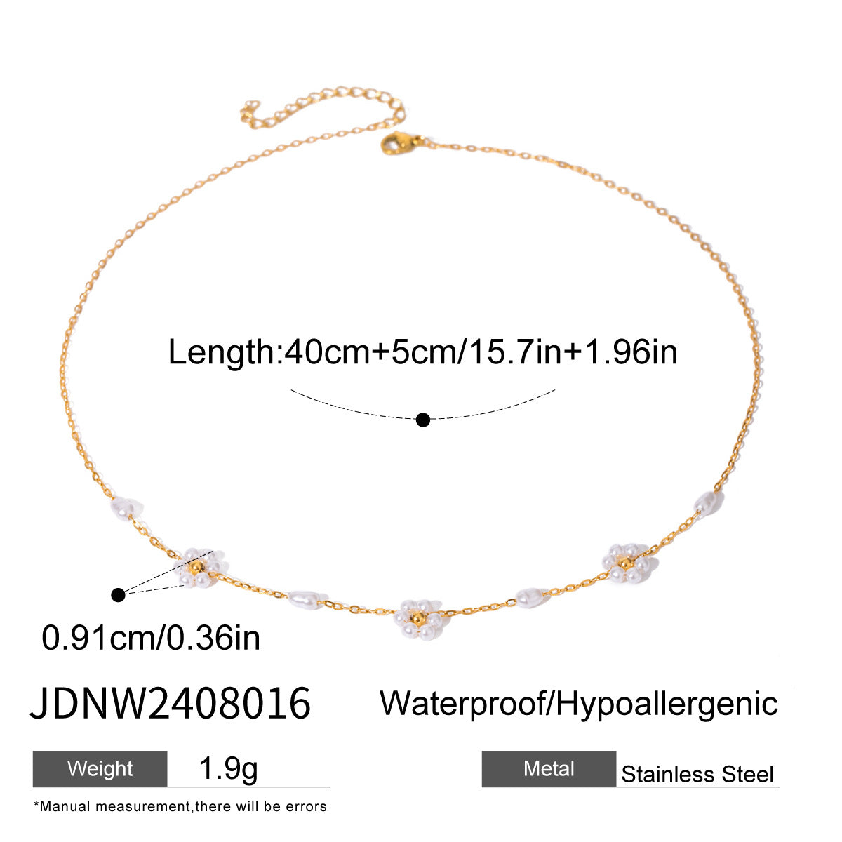 Gold Layered Boho Necklaces Set - Flower/Colorful Gem/Starfish/Pearl Charms | Summer Casual Statement Jewelry for Women