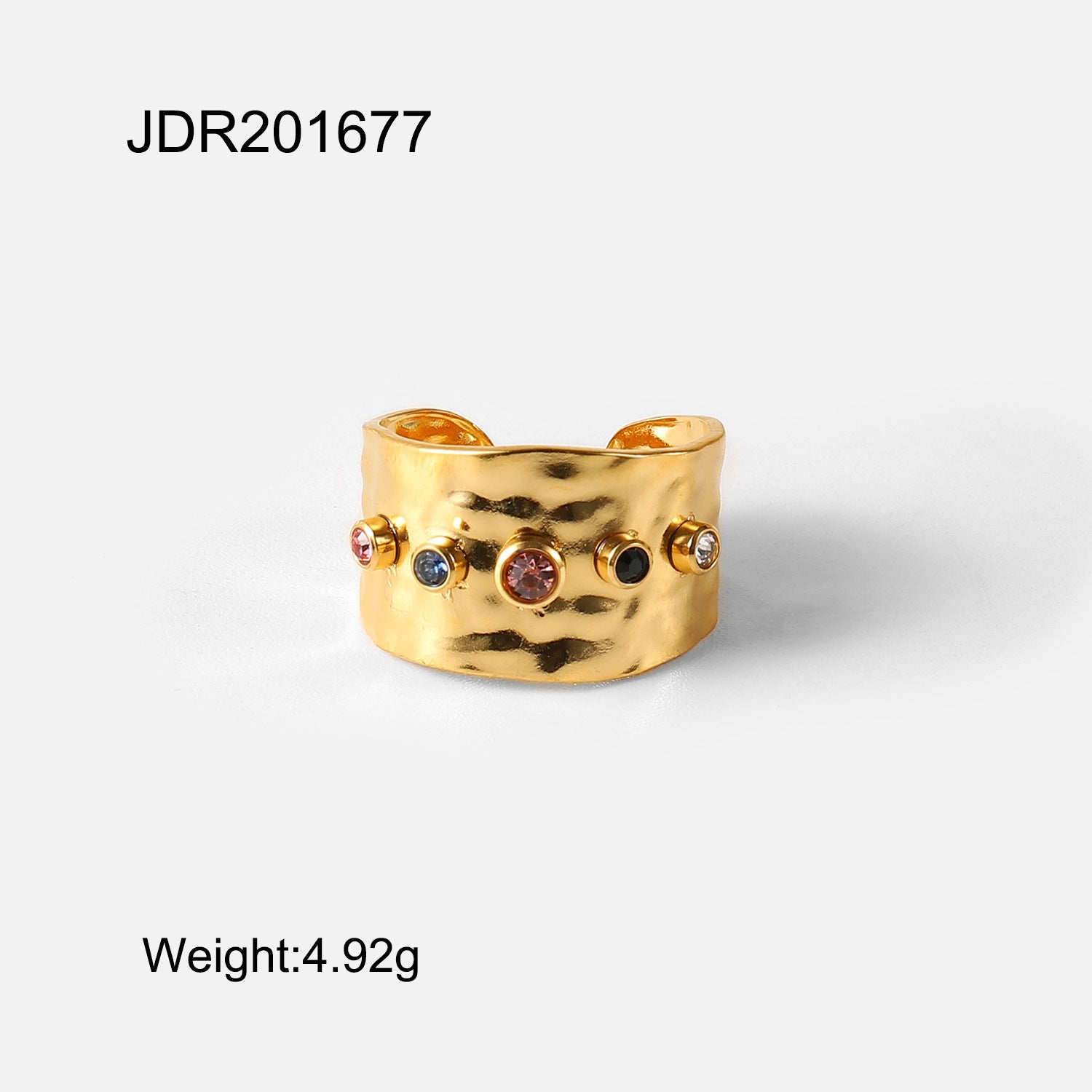Bold INS-Style Chunky Statement Rings for Women | 18K Gold-Plated Stainless Steel Heart & Abstract Cocktail Rings | Trendy Luxury Fashion Jewelry for Daily Wear & Party Outfits (Assorted Eye-Catching Designs)