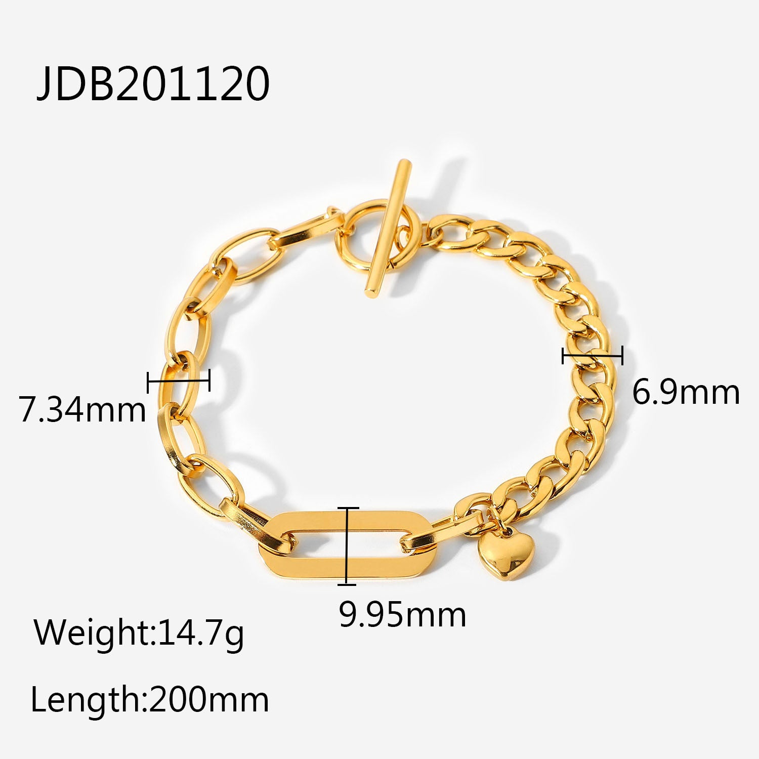 Gold Multi-Chain Bracelet Set - Cuban/Snake/Bar Link Designs | 18k Gold Tone INS-Style Stackable Daily/Brunch Wrist Jewelry for Women