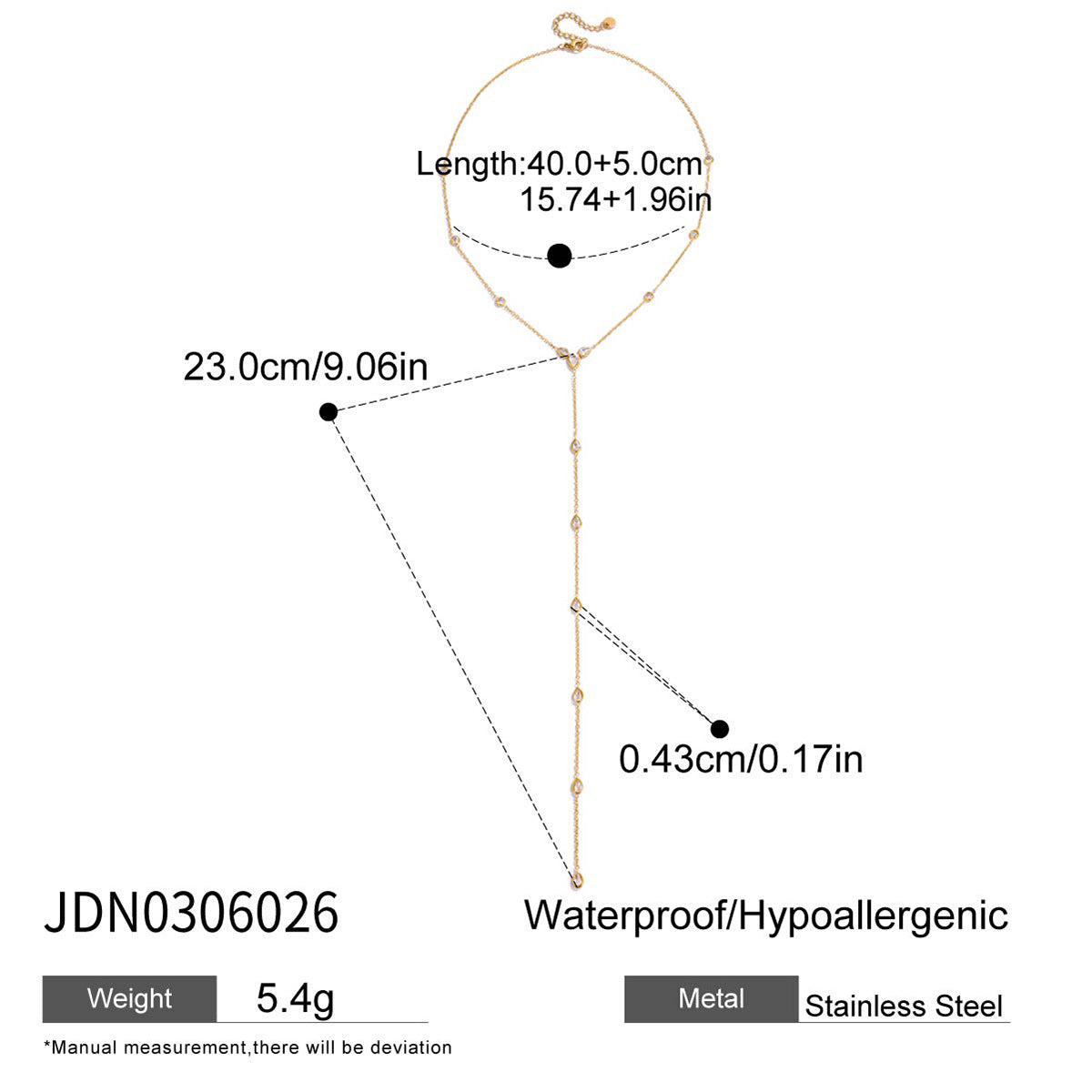 Gold Lariat Necklace Set - Multi-Style Gem/Star/Crystal Accents | INS-Style 18k Gold Tone Daily/Brunch Neck Jewelry for Women