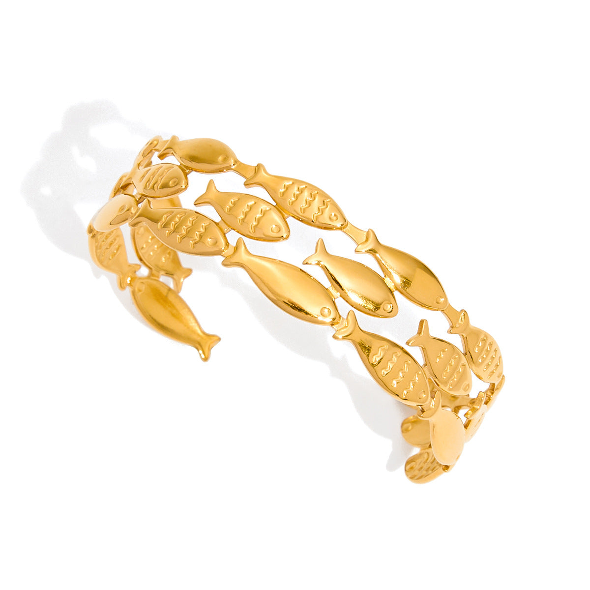 Gold Modern Bold Multi-Layer Bracelet & Necklace Set - Wave/Grid/Hammered Texture | Luxury Statement Wrist & Neck Jewelry for Women (Daily/Brunch/Party Wear)