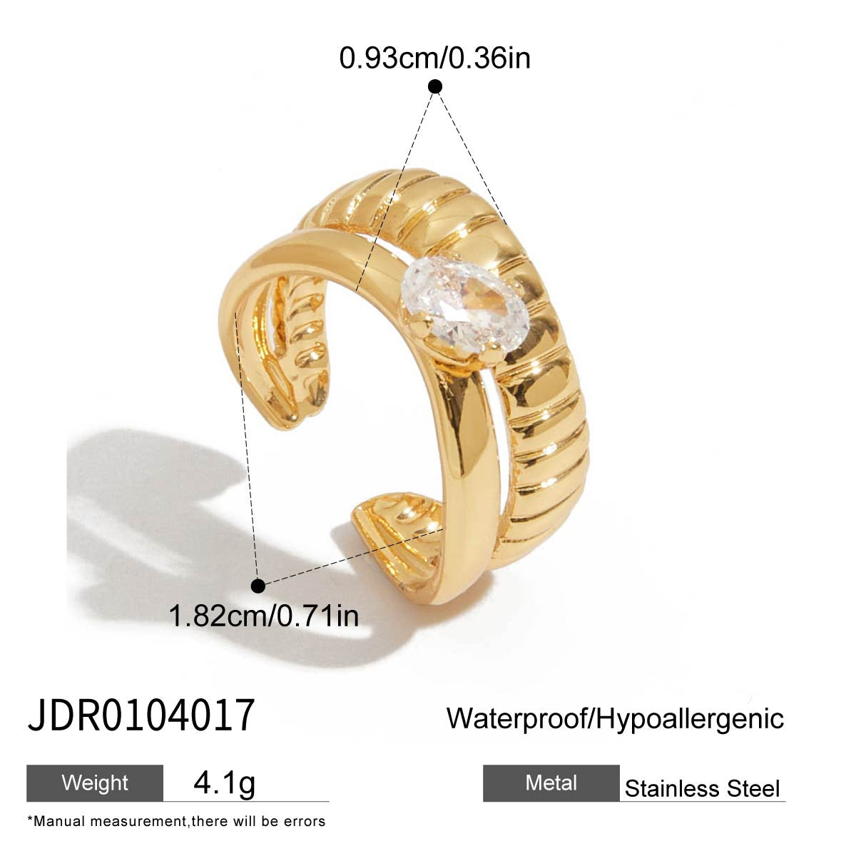 18k Gold/Silver Tone Crystal Ring Set - Snake/Bow/Irregular Designs | INS-Style Stackable Daily/Brunch Finger Jewelry for Women