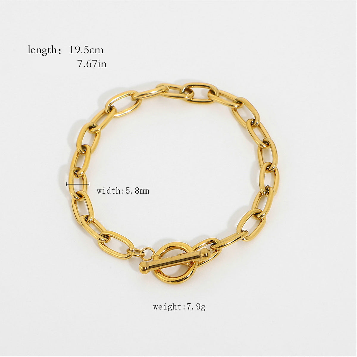 Gold & Silver Multi-Chain Bracelet Set - Oval/Twist/Link Chain Designs | Modern Layered Wrist Jewelry for Women (Daily/Brunch/Casual Wear)