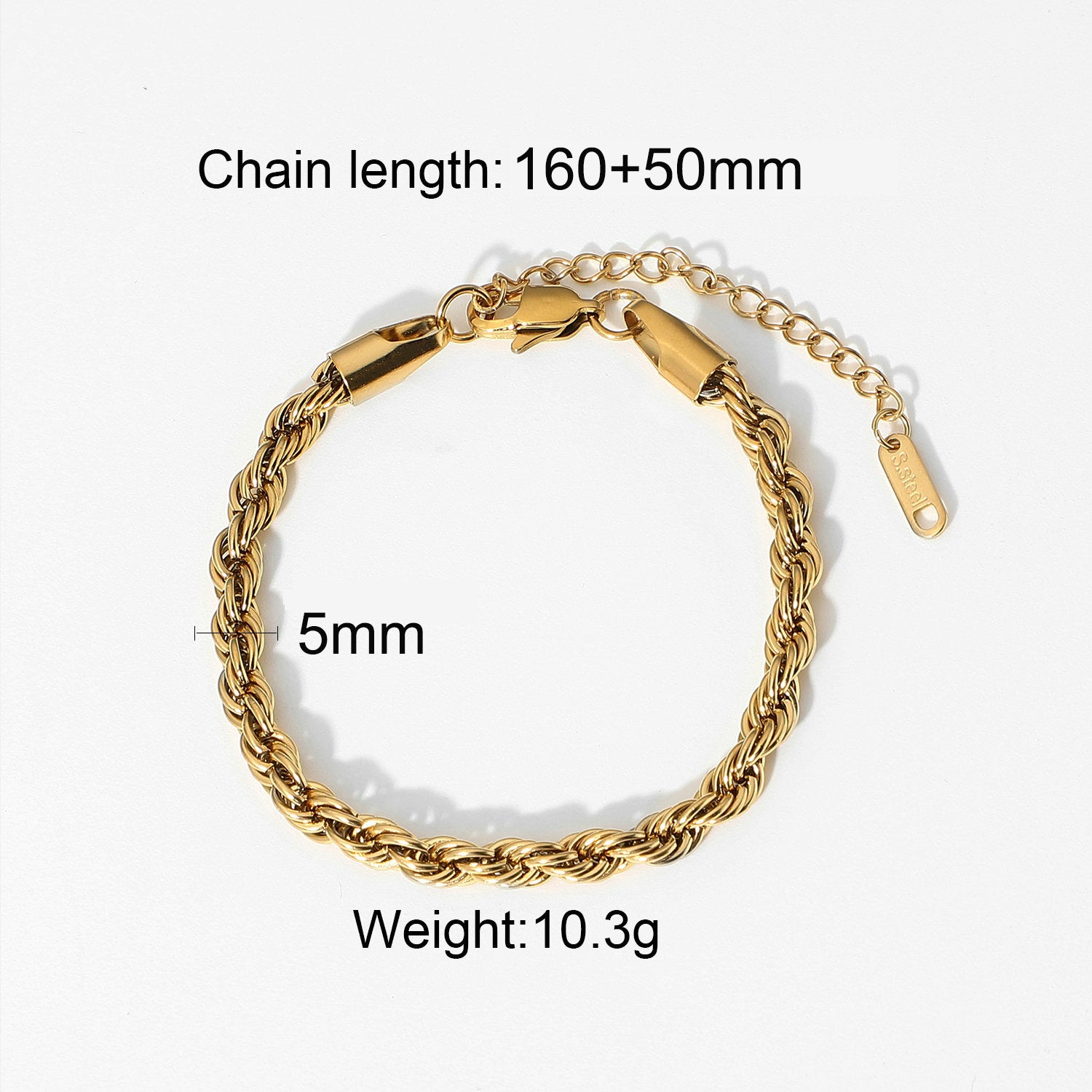 Gold & Silver Multi-Chain Bracelet Set - Oval/Twist/Link Chain Designs | Modern Layered Wrist Jewelry for Women (Daily/Brunch/Casual Wear)