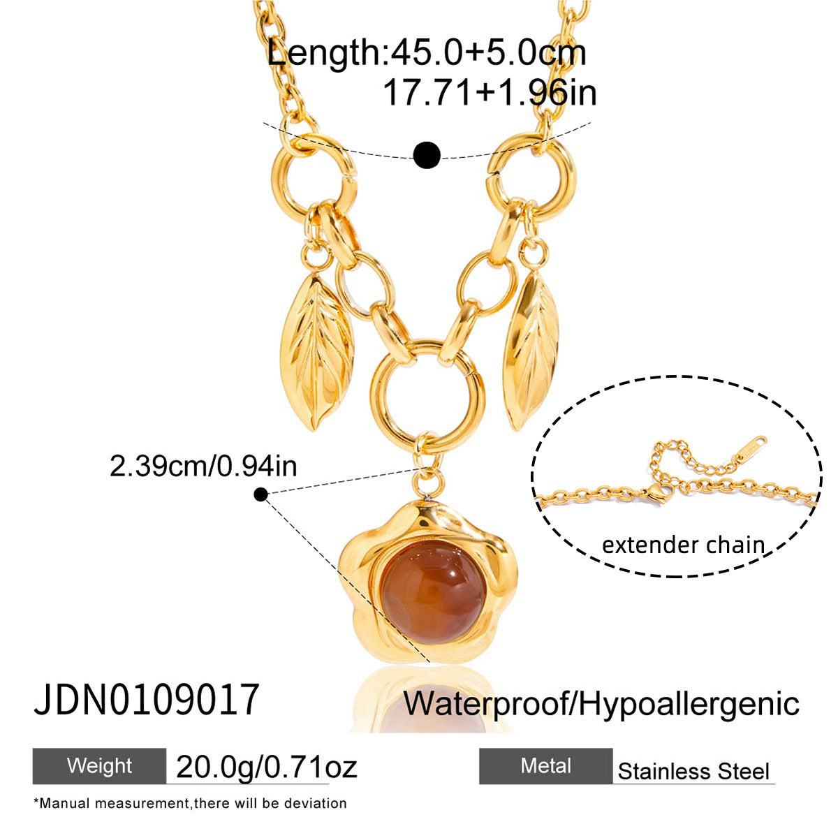 Gold Layered Retro Gem Necklace Set - Pearl/Heart/Leaf/Coin Charms | Vintage Luxury Statement Jewelry for Women (Daily/Party Wear)