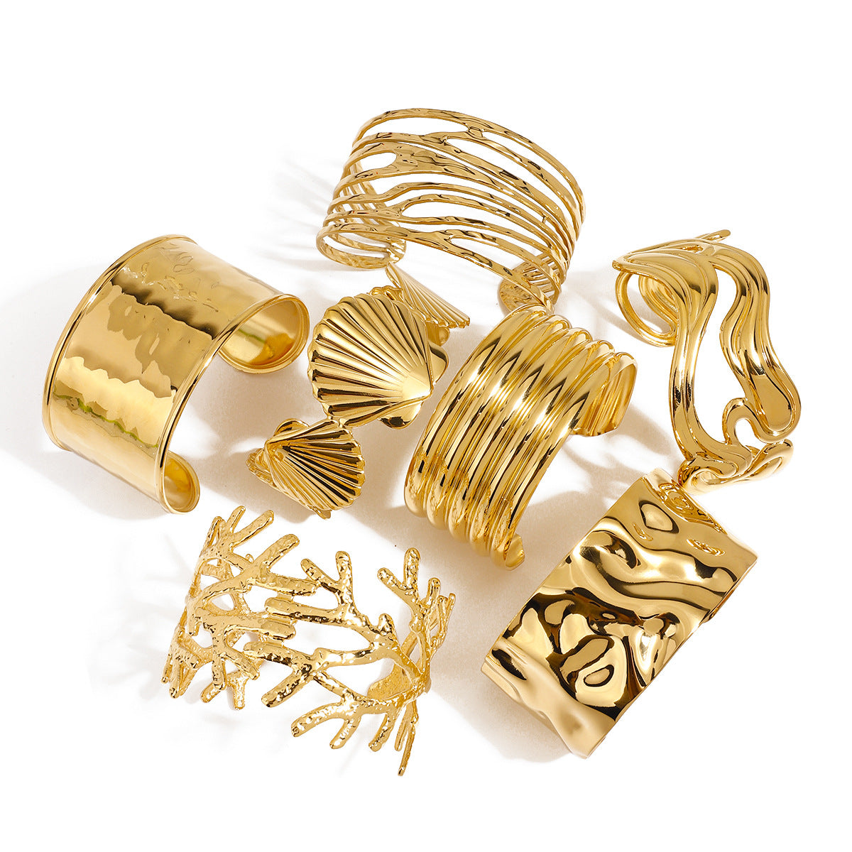 Gold Long Chain Tassel Ear Cuff Earrings - Single-Side Dangle Design | Modern Elegant Statement Jewelry for Women (Party/Daily/Formal Wear)