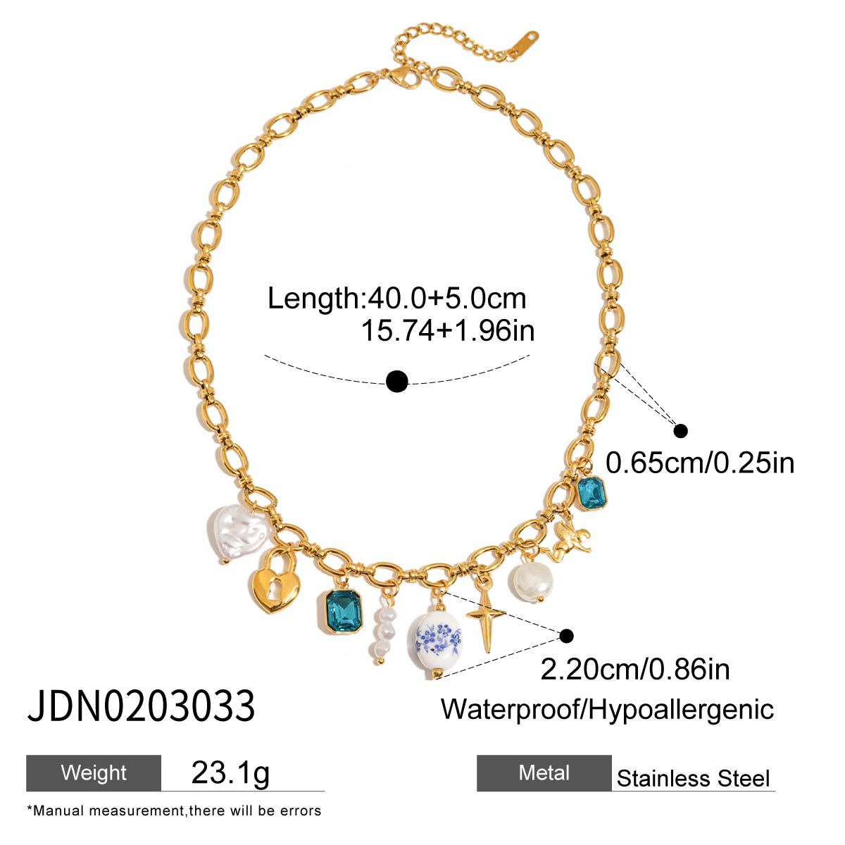 Gold Layered Ocean Theme Necklace Set - Shell/Starfish/Conch/Pearl Charms | Beach Nautical Statement Jewelry for Women