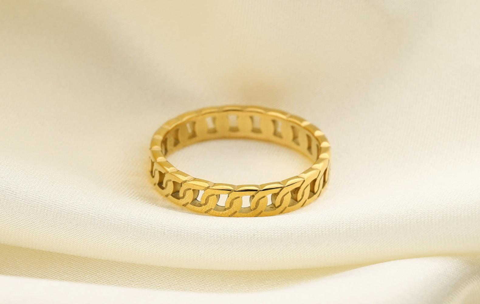 Chunky Gold Ring Set - Multi-Style Textured Stackable Rings for Women, Trendy Statement Jewelry