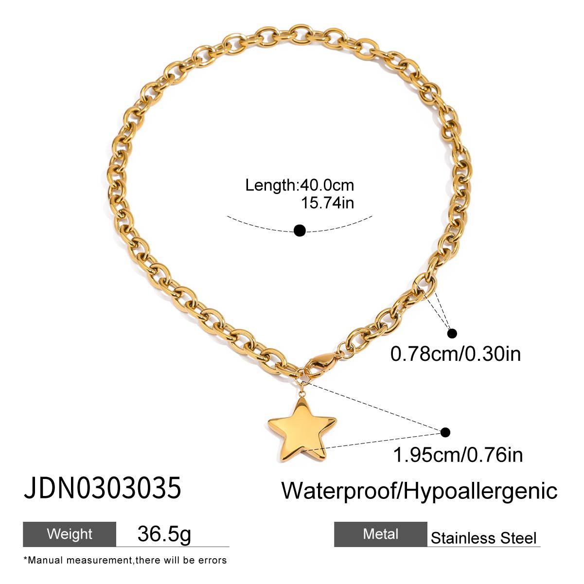 Gold Multi-Style Necklace Set - Pearl/Cross/Heart/Star Pendants (Snake/Curb Chain) Statement Jewelry for Women