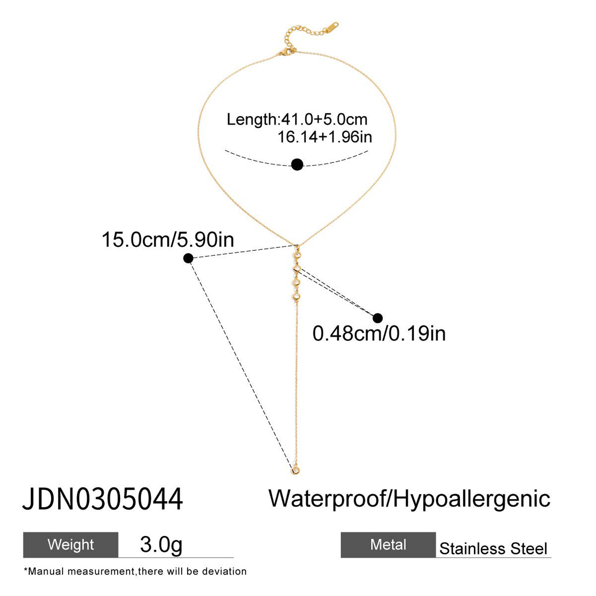 Gold Lariat Necklace Set - Multi-Style Gem/Star/Crystal Accents | INS-Style 18k Gold Tone Daily/Brunch Neck Jewelry for Women