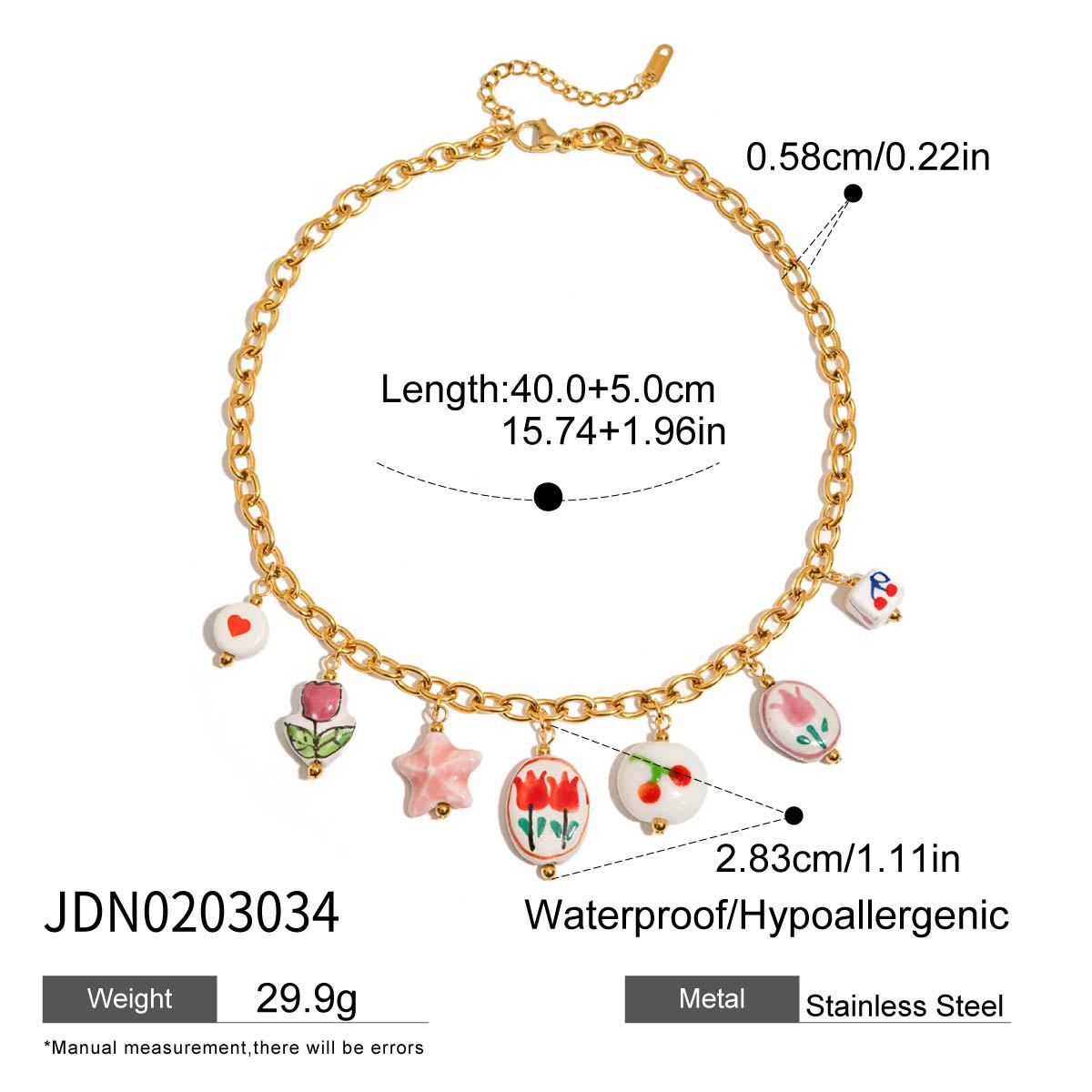 Gold Layered Ocean Theme Necklace Set - Shell/Starfish/Conch/Pearl Charms | Beach Nautical Statement Jewelry for Women