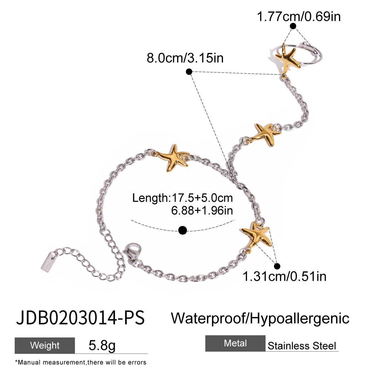 Gold Layered Bracelet & Ring Set - Pearl Strands, Coin Charm Hand Chain + Statement Rings | Retro Luxury Daily Jewelry for Women